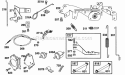 Controls Diagram and Parts List for 290777-0015-99  Briggs and Stratton Engine